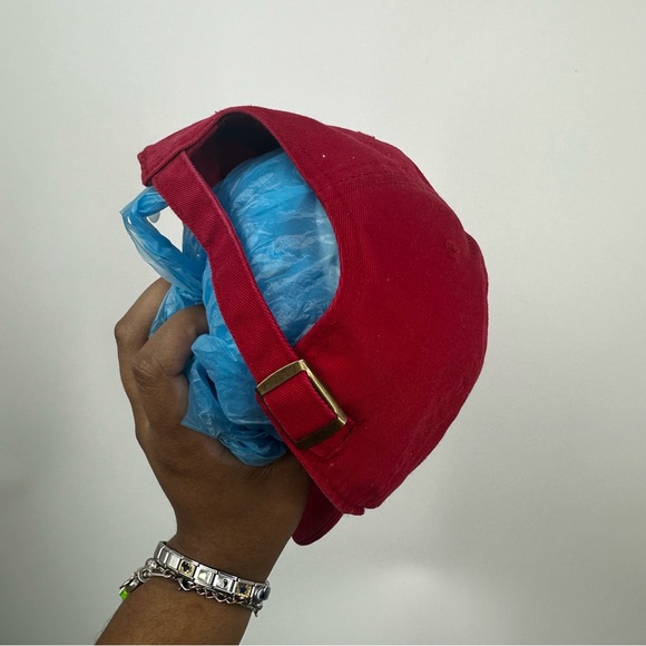 Atlanta Braves 2021 World Series Winner Custom Bleach Splatter Dad Hat OS - Picture 6 of 9